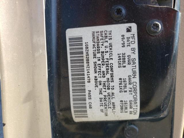 Photo 10 from auction – 2000 SATURN SL1 with VIN 1G8ZH5288YZ141478