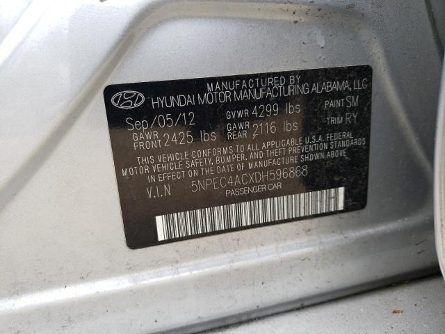 Photo 10 from auction – 2013 HYUNDAI SONATA with VIN 5NPEC4ACXDH596868