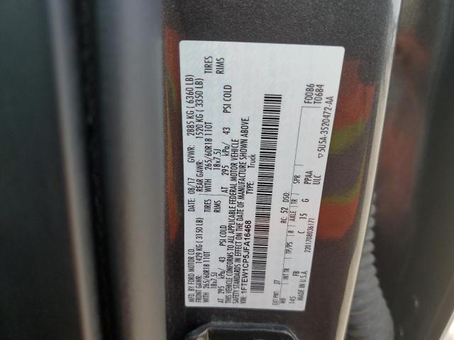 Photo 10 from auction – 2018 FORD F150 SUPER with VIN 1FTEW1CP5JFA16468
