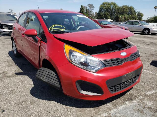 KIA RIO LX 2013 with VIN KNADM5A36D6205723 - Photo from auction