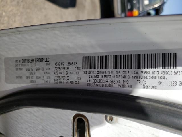Photo 10 from auction – 2015 RAM 2500 ST with VIN 3C6UR5CL6FG553144