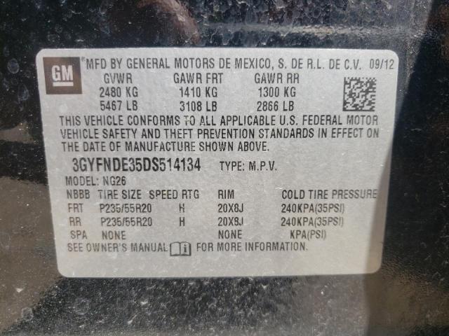 Photo 10 from auction – 2013 CADILLAC SRX PERFOR with VIN 3GYFNDE35DS514134