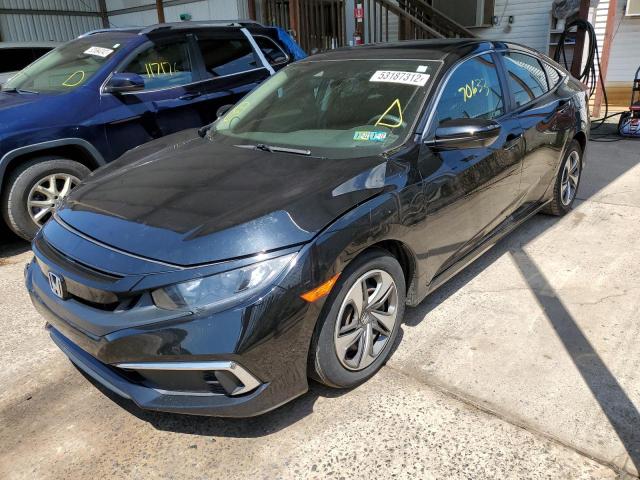 Photo 2 from auction – 2019 HONDA CIVIC LX with VIN 2HGFC2F67KH513416