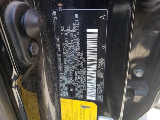 Photo 10 from auction – 2009 LEXUS RX 350 with VIN 2T2HK31U49C102996