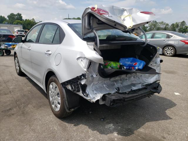 Photo 3 from auction – 2022 KIA RIO LX with VIN 3KPA24AD2NE458676