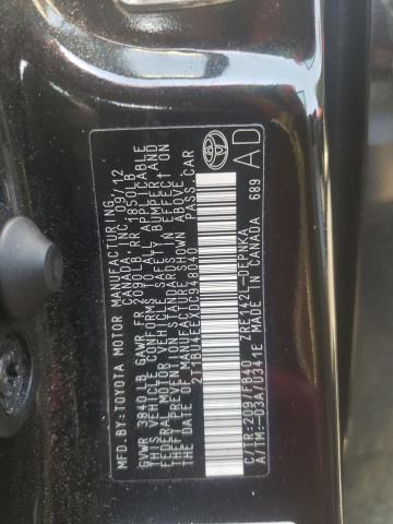Photo 10 from auction – 2013 TOYOTA COROLLA BA with VIN 2T1BU4EEXDC948040