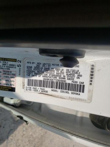 Photo 10 from auction – 2007 TOYOTA COROLLA with VIN 1NXBR32E77Z925690