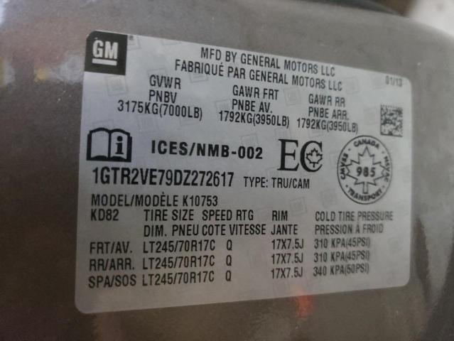 Photo 10 from auction – 2013 GMC SIERRA K15 with VIN 1GTR2VE79DZ272617
