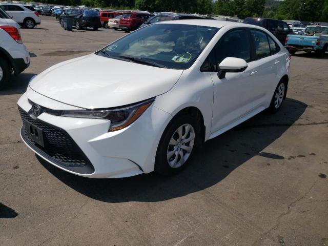Photo 2 from auction – 2021 TOYOTA COROLLA LE with VIN 5YFEPMAE1MP193449