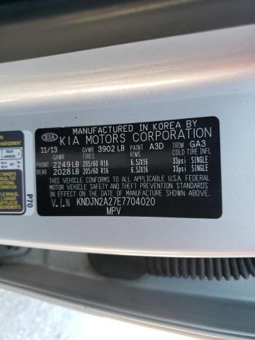 Photo 10 from auction – 2014 KIA SOUL with VIN KNDJN2A27E7704020