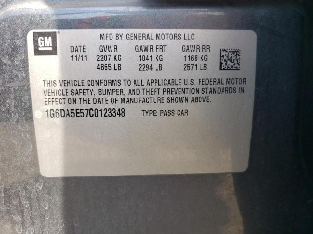 Photo 10 from auction – 2012 CADILLAC CTS with VIN 1G6DA5E57C0123348