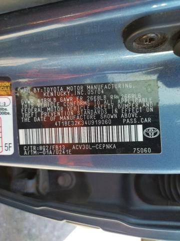 Photo 10 from auction – 2004 TOYOTA CAMRY LE with VIN 4T1BE32K34U919060