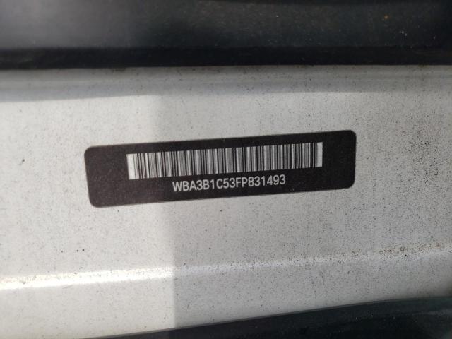 Photo 10 from auction – 2015 BMW 320 I with VIN WBA3B1C53FP831493