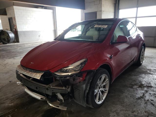 Photo 2 from auction – 2021 TESLA MODEL Y with VIN 5YJYGAEE6MF276523