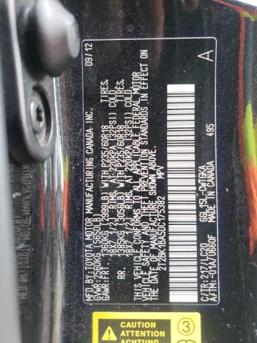 Photo 10 from auction – 2013 LEXUS RX 350 BAS with VIN 2T2BK1BA5DC175382