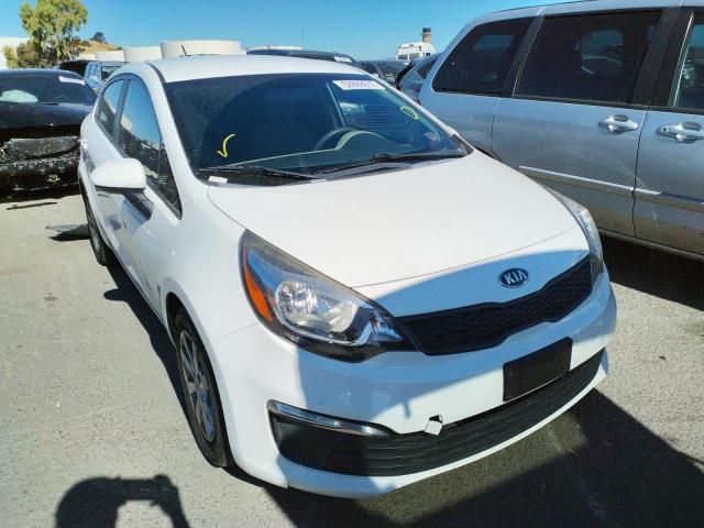 KIA RIO LX 2016 with VIN KNADM4A30G6604612 - Photo from auction