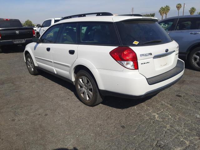 Photo 3 from auction – 2009 SUBARU OUTBACK with VIN 4S4BP60C097340251