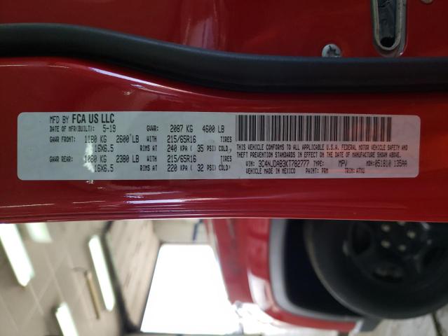 Photo 10 from auction – 2019 JEEP COMPASS SP with VIN 3C4NJDAB3KT782777