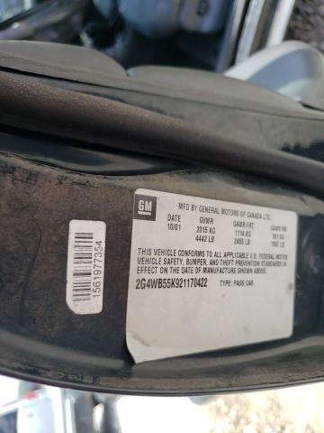 Photo 10 from auction – 2002 BUICK REGAL LS with VIN 2G4WB55K921170422