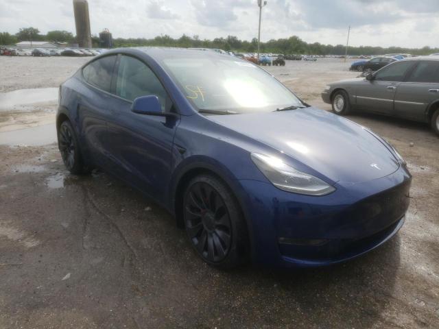TESLA MODEL Y 2022 with VIN 7SAYGDEFXNF445019 - Photo from auction