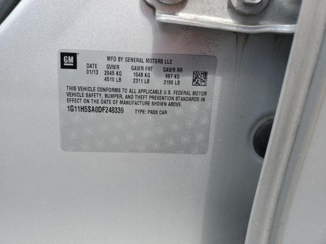 Photo 10 from auction – 2013 CHEVROLET MALIBU LTZ with VIN 1G11H5SA0DF248339
