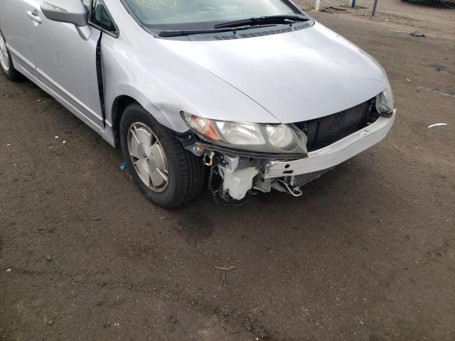Photo 9 from auction – 2007 HONDA CIVIC HYBR with VIN JHMFA36227S018630