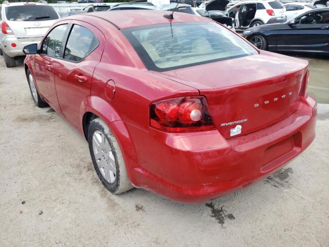Photo 3 from auction – 2013 DODGE AVENGER SE with VIN 1C3CDZAB1DN544851
