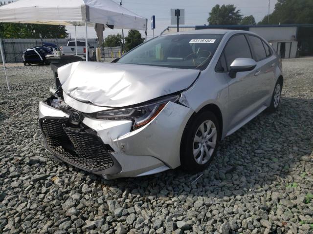 Photo 2 from auction – 2021 TOYOTA COROLLA LE with VIN JTDEPMAE9MJ163703