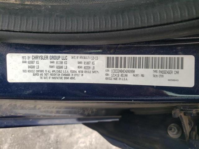 Photo 10 from auction – 2014 DODGE AVENGER SE with VIN 1C3CDZABXEN202090
