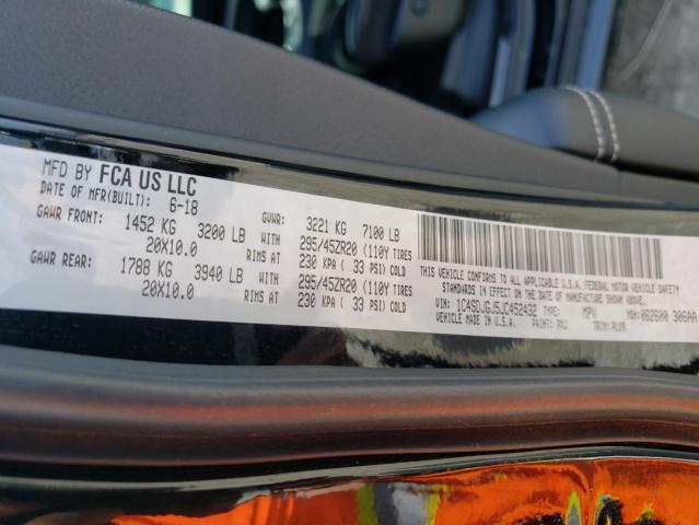 Photo 10 from auction – 2018 DODGE DURANGO SR with VIN 1C4SDJGJ5JC452432