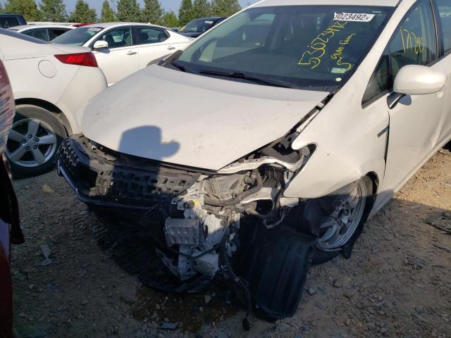 Photo 9 from auction – 2012 TOYOTA PRIUS V with VIN JTDZN3EU0C3090579