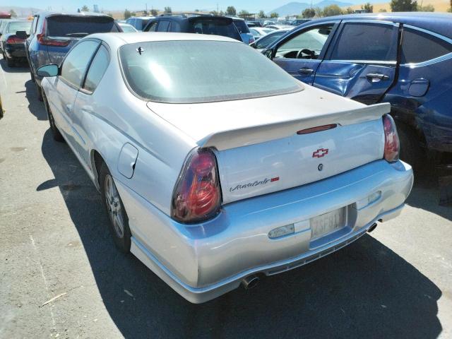 Photo 3 from auction – 2003 CHEVROLET MONTE CARL with VIN 2G1WX15KX39167152