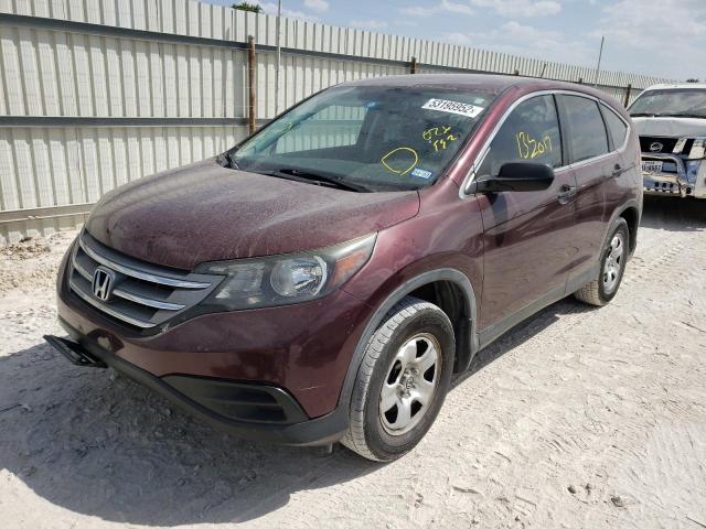 Photo 2 from auction – 2014 HONDA CR-V LX with VIN 5J6RM3H38EL026552