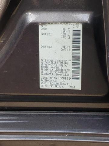Photo 10 from auction – 2013 NISSAN ALTIMA 3.5 with VIN 1N4BL3AP6DN500899