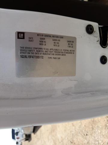 Photo 10 from auction – 2007 PONTIAC G5 with VIN 1G2AL15F477365172