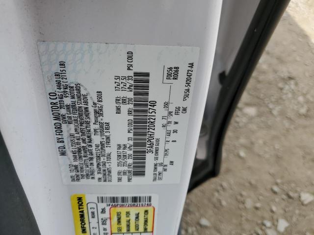 Photo 10 from auction – 2013 FORD FUSION SE with VIN 3FA6P0H72DR215740
