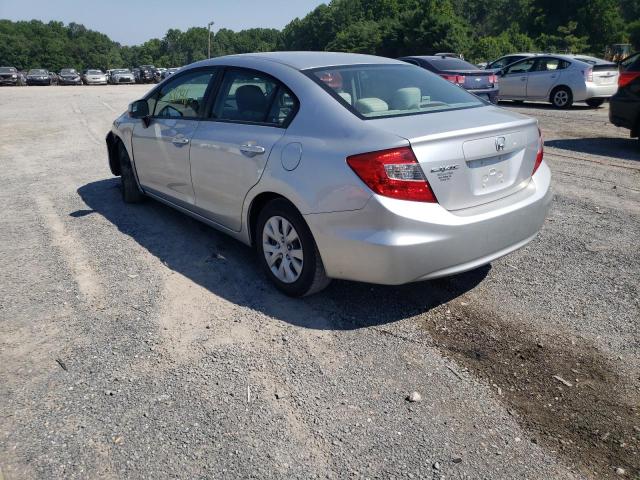 Photo 3 from auction – 2012 HONDA CIVIC LX with VIN 2HGFB2F57CH322977