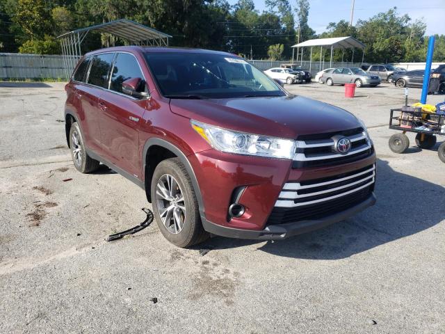TOYOTA HIGHLANDER 2019 with VIN 5TDBGRFH0KS057059 - Photo from auction
