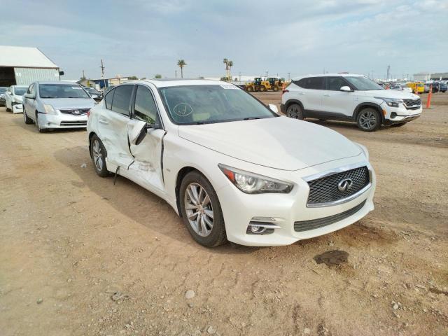 INFINITI Q50 PREMIU 2017 with VIN JN1EV7APXHM733336 - Photo from auction