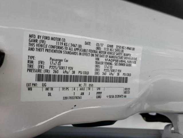 Photo 10 from auction – 2017 FORD C-MAX SE with VIN 1FADP5EU8HL105522