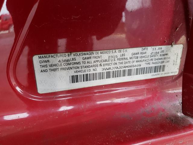 Photo 10 from auction – 2010 VOLKSWAGEN JETTA WOLF with VIN 3VWRJ7AJ2AM065609