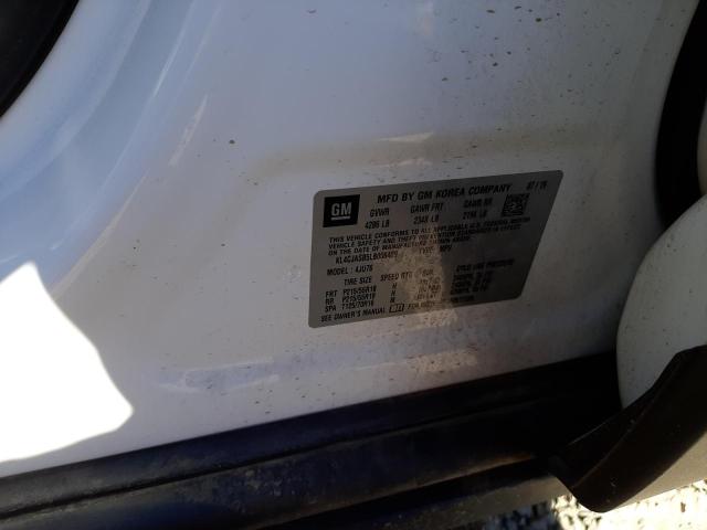 Photo 10 from auction – 2020 BUICK ENCORE PRE with VIN KL4CJASB5LB006409