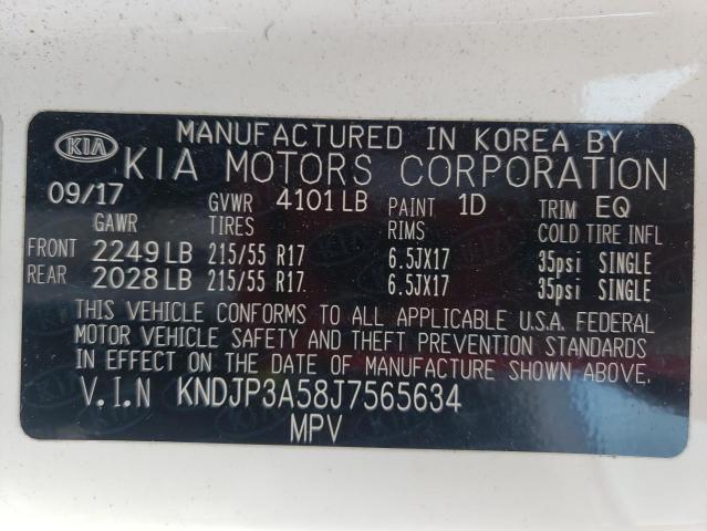 Снимка 10 от търг – 2018 KIA SOUL + с VIN KNDJP3A58J7565634