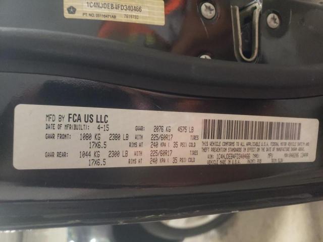 Photo 10 from auction – 2015 JEEP COMPASS LA with VIN 1C4NJDEB4FD340466