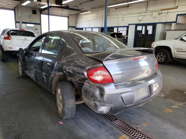 Photo 3 from auction – 2003 DODGE NEON SXT with VIN 1B3ES56C03D150610