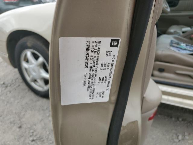 Photo 10 from auction – 2004 BUICK REGAL LS with VIN 2G4WB52K241181320