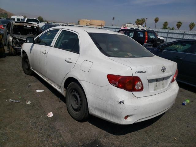 Photo 3 from auction – 2009 TOYOTA COROLLA BA with VIN JTDBL40E29J043569