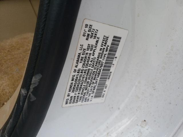 Photo 10 from auction – 2010 HONDA ODYSSEY EX with VIN 5FNRL3H71AB047607