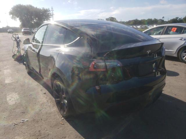Photo 3 from auction – 2020 TESLA MODEL Y with VIN 5YJYGDEE0LF048954