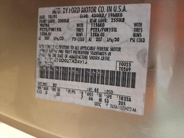 Photo 10 from auction – 2002 FORD RANGER with VIN 1FTYR10D02TA24916